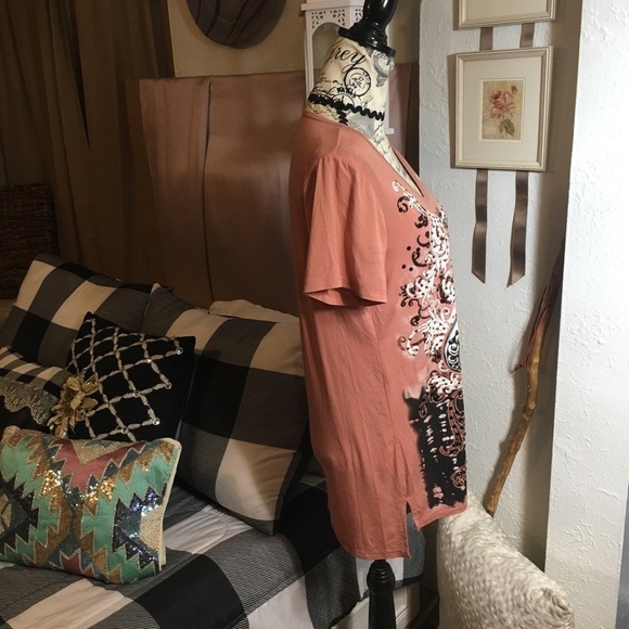 Bling Rider - jeweled clothing short sleeve top - Picture 5 of 8